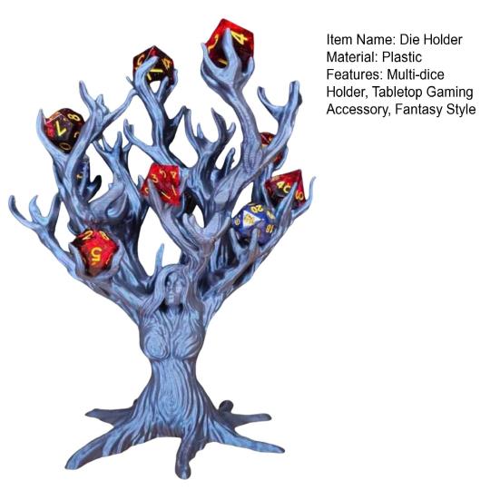 Держатель для игральных костей Goddess Tree, настольный держатель для нескольких игральных костей, органайзер для игровых костей Tree RPG, игровой аксессуар для любителей настольных игр