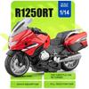 1:14 R1250RT R1250RT-P Миниатюрная модель Игрушечные мотоциклы Сплав Литье под давлением Звук Свет Амортизация Резиновые шины Полицейские мотоциклы