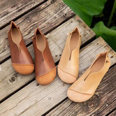 Дизайнерские балетки с V-образным вырезом, женские лаконичные мокасины на плоской подошве, женские летние однотонные мокасины с заплатками, женские туфли для вождения на плоской подошве