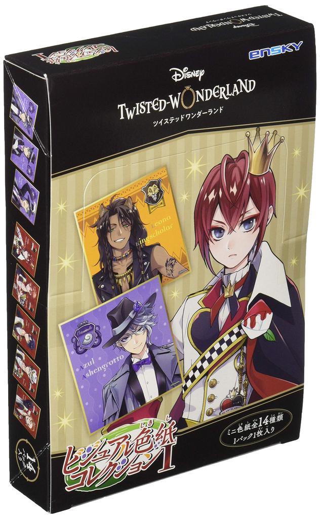 Ensky Disney Twisted Wonderland Visual Colored Paper Collection BOX Product Vol.1