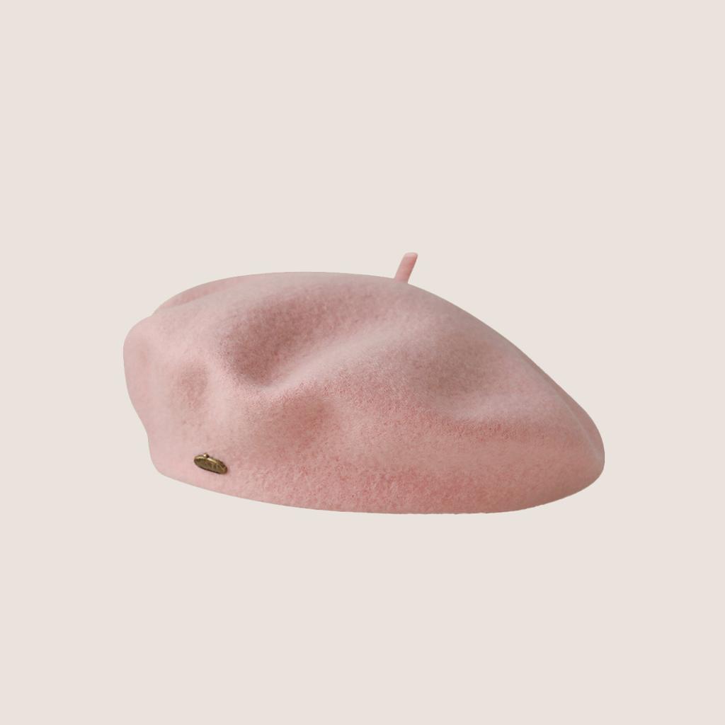 Осенне-зимний шерстяной берет Корейский шерстяной берет Девочки Универсальный Британский Ретро Шапка Маленького Художника, Подчеркивающая Лицо