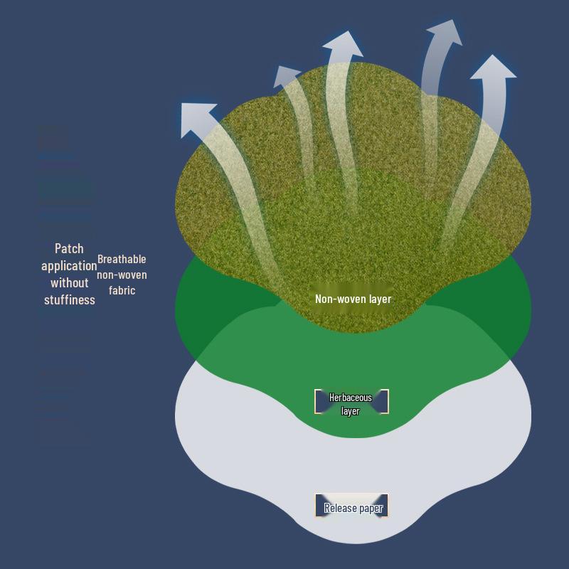 Полынные травяные косметические патчи для похудения и контроля жирности