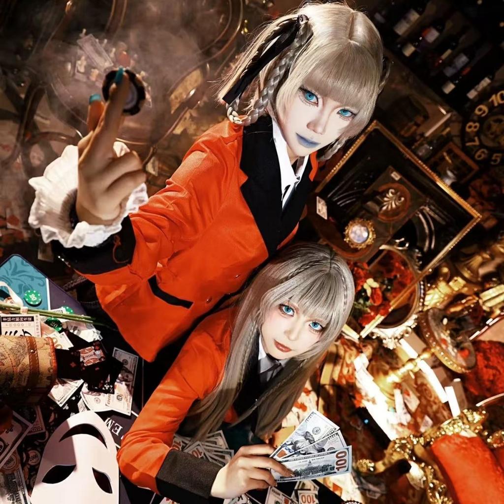 Аниме Kakegurui Jabami Yumeko Косплей Костюм Хэллоуин Саяка Игрок японская школьница JK Униформа Хэллоуин Cos