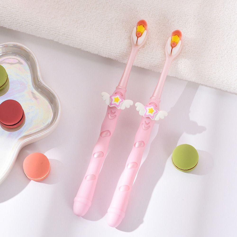 Зубная щетка Fairy Stick с мягкой щетиной, портативная, для чистки полости рта, с широкой головкой, парная, многофункциональная