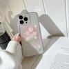 Розовый тюльпан для iPhone16 для чехла для телефона Apple 17pro Max Все включено 11 Силикон 15 Лазер XR Комплект X