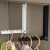 Collapsible Hooks Drying Laundry Rack Space-Saving Door Organizer Rack Dormitory