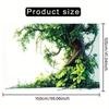 2D Lush Forest Tree Backdrop Tropical Plant Greenery Photo Booth Banner
