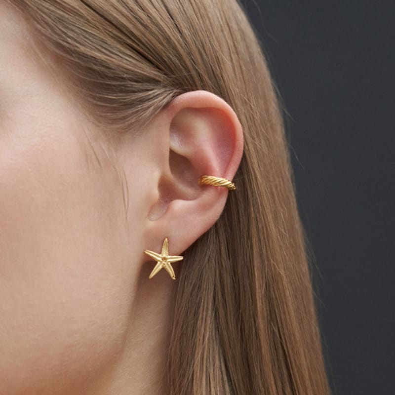 coyote Moire Earcuff
