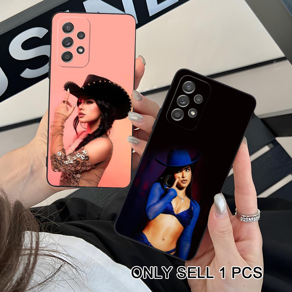 Модный матовый ТПУ чехол для мобильного телефона Becky G для Samsung Galaxy A56 55 54 53 52 51 36 35 34 23 16 15 5G Цветной чехол