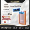 Bach John HD-01 Rugged 1TB Portable External Hard Drive with Digital Display