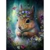 Алмазная картина Полный дрель Лиса Лось Круглая алмазная живопись Ручная работа Красивый павлин Слон Животное Diy Алмазная мозаика Картина Украшение дома