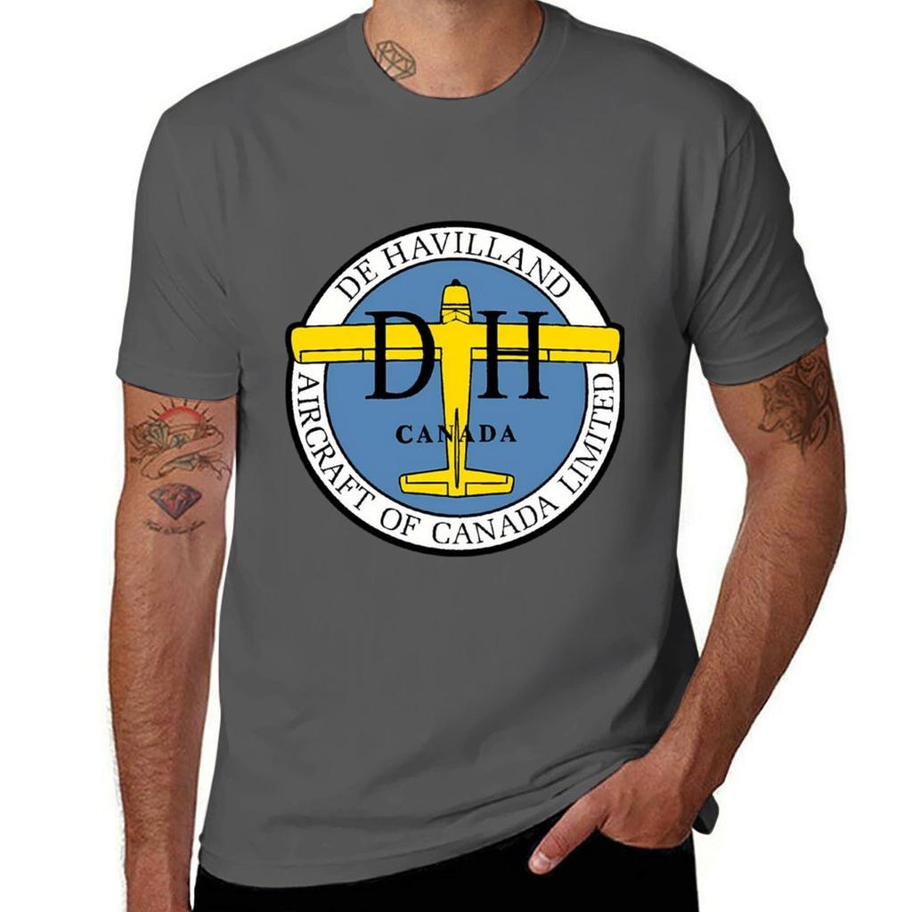 De Havilland Canada Logo TShirt Street Style Casual Tee Shirt