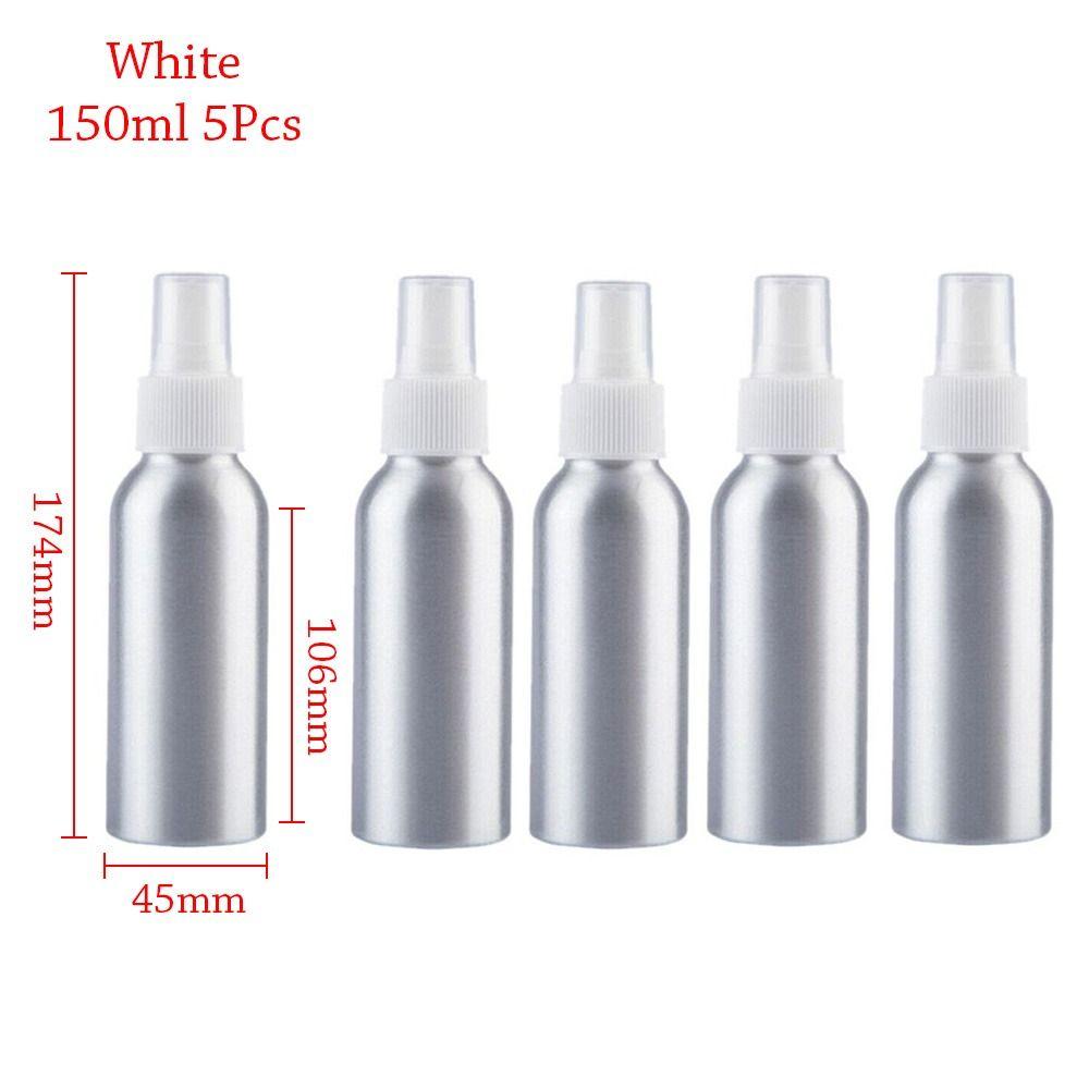 5 шт. герметичный пустой многоразовый распылитель для духов, алюминиевый распылитель для духов, флаконы-распылители