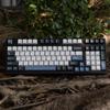 Arctic Blue White Keycaps Full Set 173 Keys Cherry Profile Doubleshot Custom Keycaps Cherry MX Gateron Kailh Box Switch Mechanical Gaming Gear
