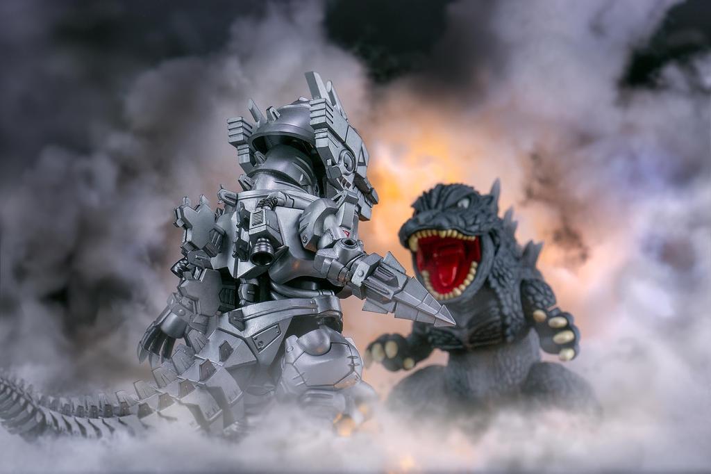 Chibimaru Godzilla Series Годзилла 2003 Пластиковая модель №6
