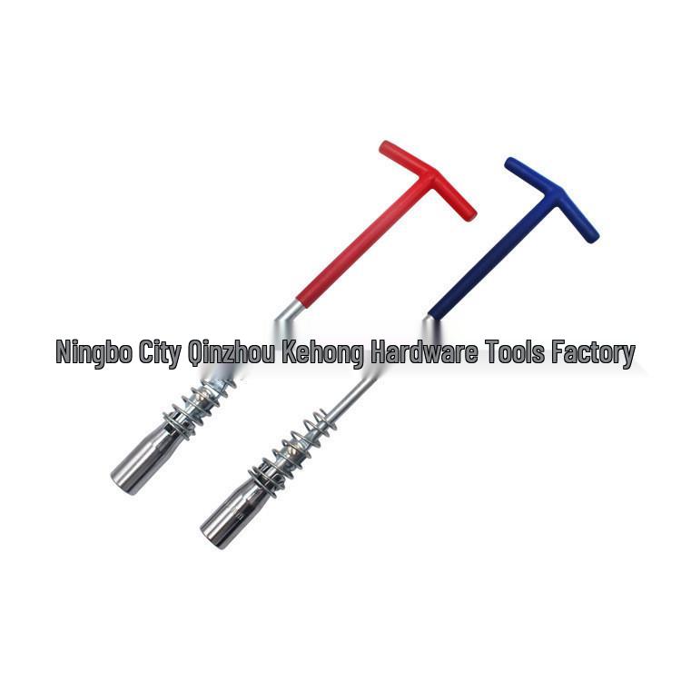 Kehong 21mm Extended T-Handle Spark Plug Wrench for Auto Repair