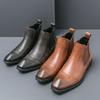New Autumn and Winter Chelsea Boots Men's Fashion Simple Classic Foot Boots British Business Casual Short Boots