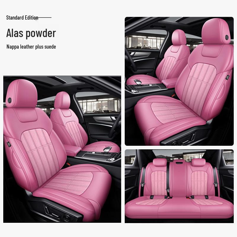 Универсальный замшевый чехол на автомобильное сиденье: Полное покрытие, вентилируемая, всесезонная подушка