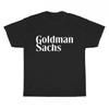 Новая футболка унисекс с логотипом Goldman Sachs, забавная, размеры от S до 5XL
