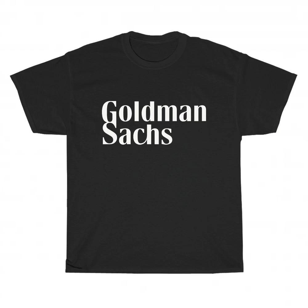 Новая футболка унисекс с логотипом Goldman Sachs, забавная, размеры от S до 5XL