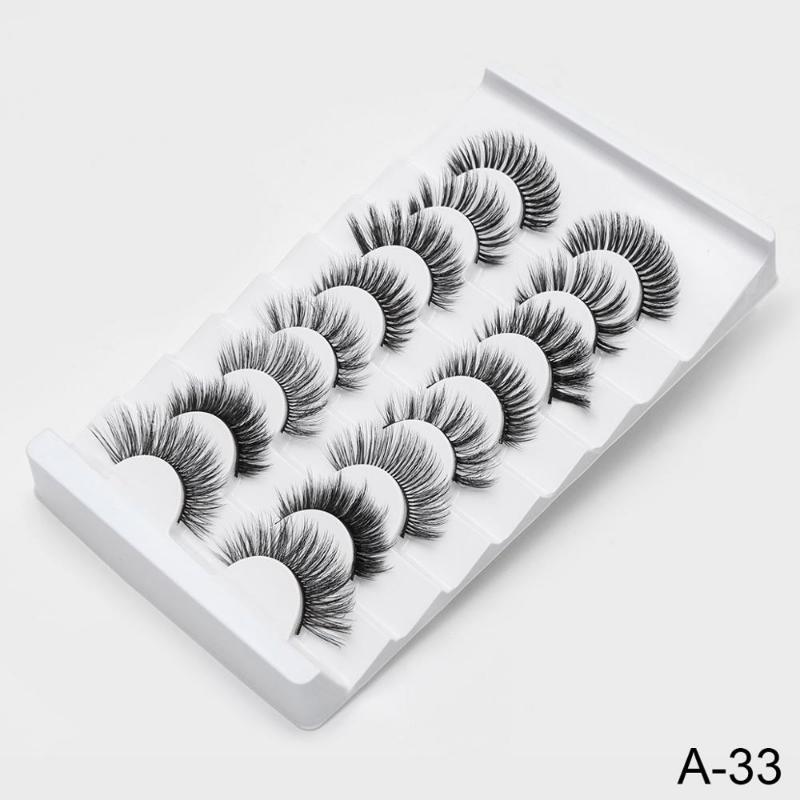 Пушистые ресницы, 8/5 пар, наращивание ресниц, De Cils, макияж, красота, накладные ресницы, оптовая продажа, натуральные тонкие ресницы-лифтинг