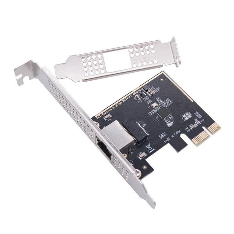 Сетевая карта PCIe 2,5 Гбит/с в RJ45, чип RTL8125BG, гигабитный Ethernet, сетевой адаптер PCIE для настольного ПК, для передачи данных