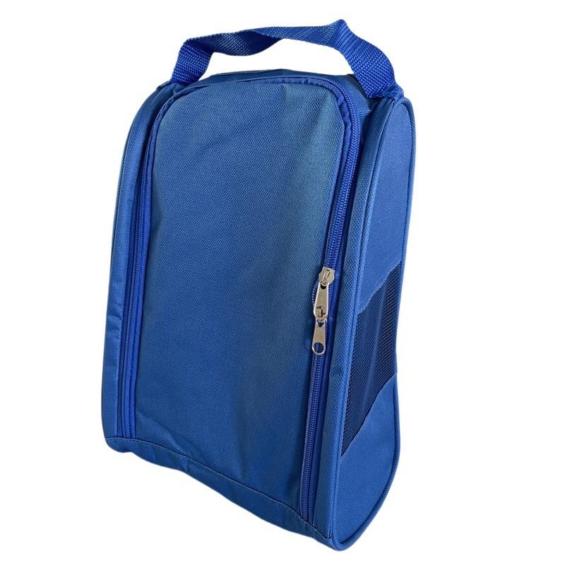 Travel Shoe Bag With Breathable Mesh, Odorless 600D PVC Fabric Golf Shoe Bag, Portable Sports Shoe Storage Pouch For Men Women