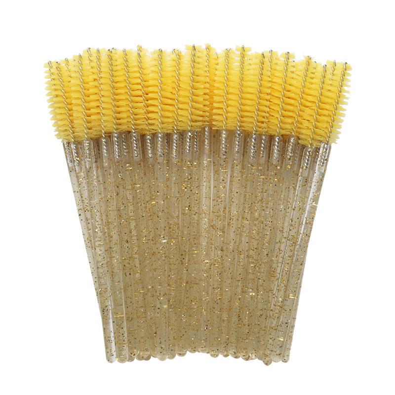 50Pcs/pack Eyelash Brush Disposable Eye Lashes Comb Applicator Makeup Tools Mascara Extension Comb Wands Brushes