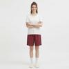 [Shop  ] Women S waiStbanding Artificial Dog Check Part 5 Indoor pajamaS ShortS Hw Wpt 21122 Red