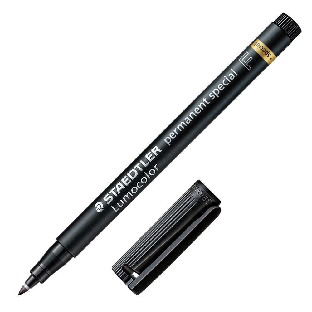 Маркер Staedtler 319 F, на масляной основе, многоцелевой, 0,6 мм, красный/черный