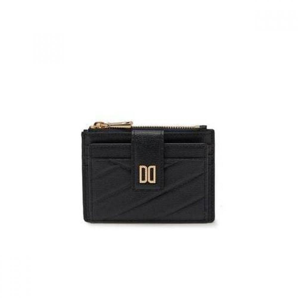 Daks Black Card Wallet Gold Carlisle Pattern Dcho5e418bk