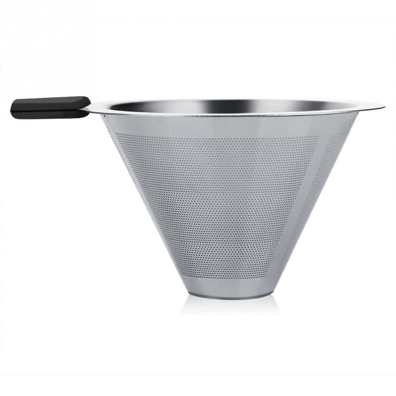 Ручная капельная кофеварка, стеклянный горшок с фильтром из нержавеющей стали