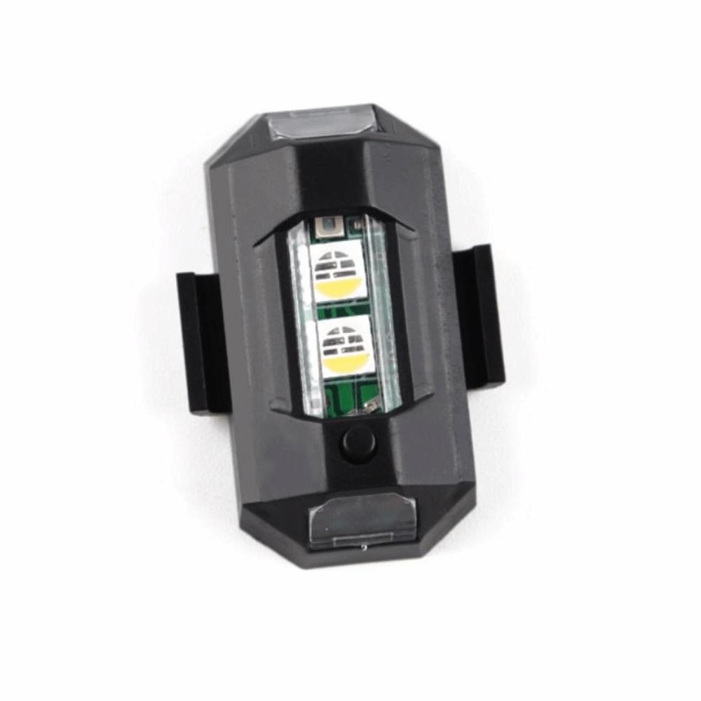 RGB LED Strobe Light Mini Size Motorcycle Signal Light Lamp Motorcycle Warning Light Night Flying