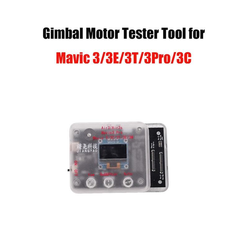 Gimbal Motor Tester Tool for Mavic 3/3E/3T/3Pro/3C/3M Yaw Roll Pitch Motor Test Board for Air 3/3S PTZ Camera Motor Tester
