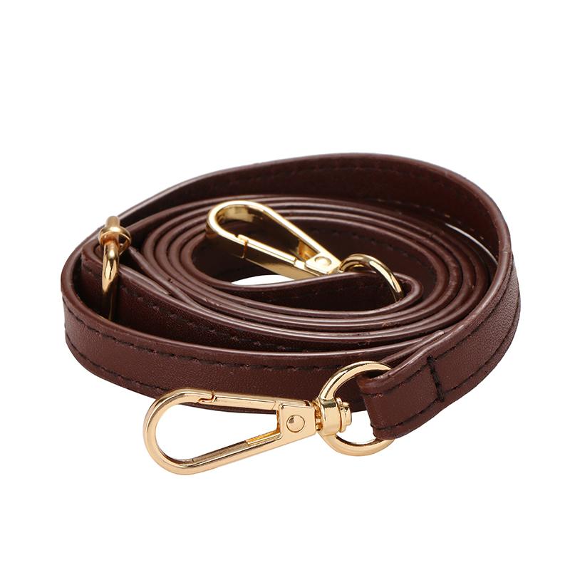 125cm Long Bag Strap PU Leather Shoulder Bag Strap 1.2cm Wide Accessories For Handbags Fashion PU Bag Strap For Crossbody Belts
