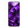 Арт Фиолетовая Бабочка Мягкий ТПУ Для Realme 13 12 11 10 9 Pro Plus GT3 GT2 C21 C25 C35 C53 C55 C67 Pro 5G Чехол для Телефона Обложка Fundas