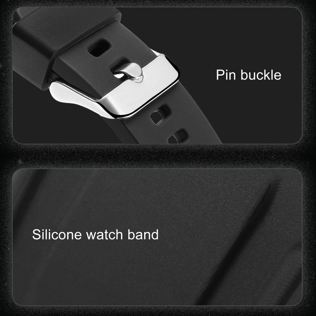 Magnetic Suspension Watch Unisex Cool Waterproof Quartz Wrist Watch for Couples with Black Shell Red Blue Circle