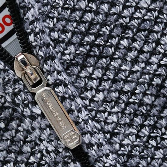 Зимняя мужская куртка из утолщенного флиса с капюшоном, застежкой-молнией на шнурок, длинными рукавами, свитером, пальто с карманами, эластичными манжетами в стиле ретро