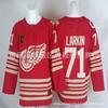 Detroit Red Wings Vintage Embroidered Ice Hockey Jersey Mens Team Sport Uniform Fan Wear Practice