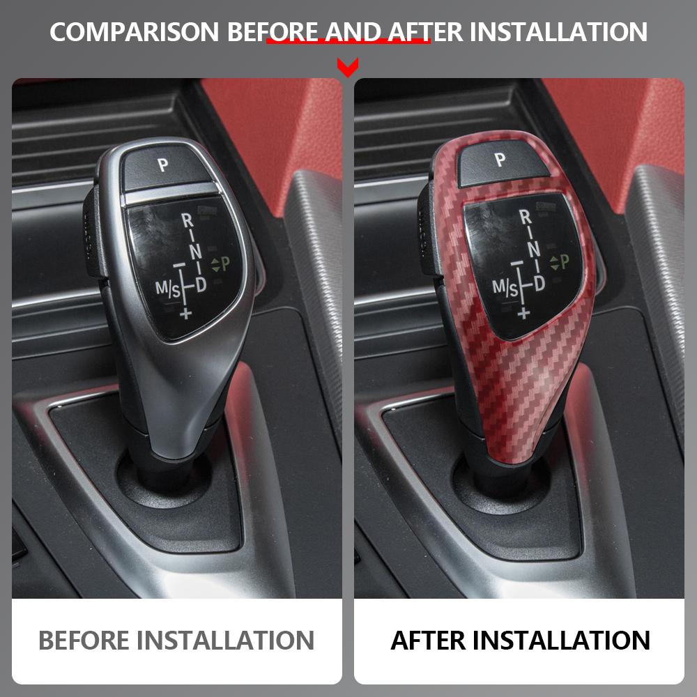 Наклейка на ручку переключения передач для BMW X3 X4 X5 X6 F30 F10 F07 F20 F21 F34 F35 F31 1/3/4/5 серии LHD Крышка Аксессуары