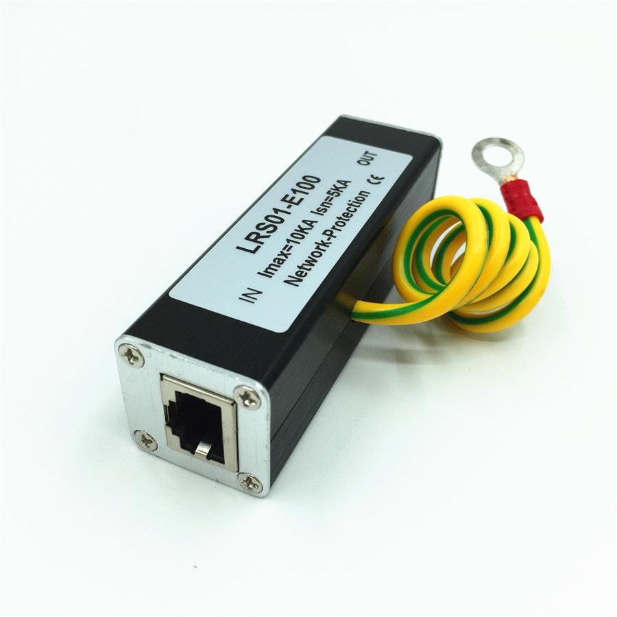 POE RJ45 Сетевая защита от молнии - Защитник видеосигнала для оборудования компьютерной сети