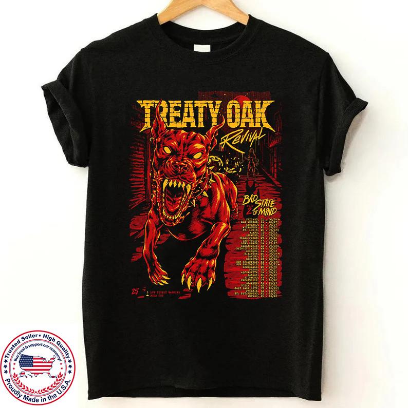 Treaty Oak Revival Band Bad State Of Mind Tour T Shirt Full Size S-5XL TT1112 Unisex T-Shirt