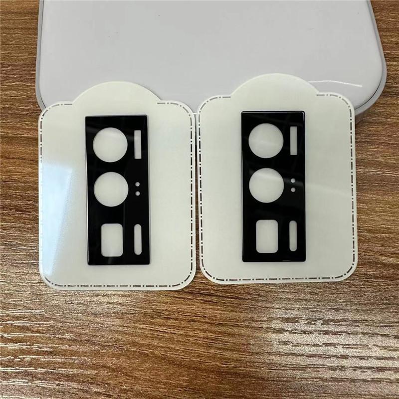 Для Xiaomi Poco F5 Pro Camera черное покрытие шелкография объектив 9H закаленное стекло защитная пленка защита