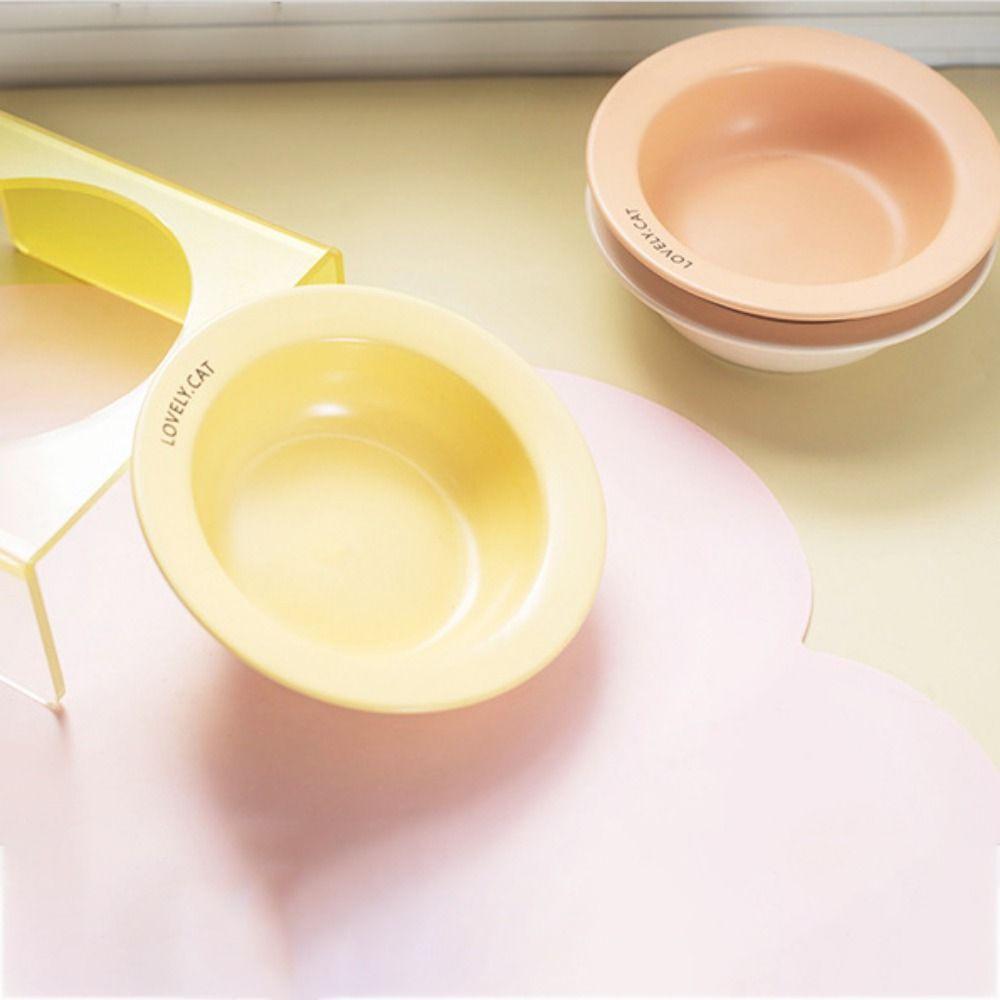 Керамическая миска для кошек UFO, креативная защита шеи, 170 мл, круглая миска для корма для кошек, миска для воды, кормление