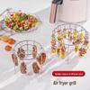Air Fryer Stainless Steel Skewer Rack for Vertical Barbecue Cooking