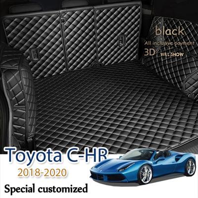 Кожаные коврики в багажник для Toyota C-HR 2018- - Коврик-поддон на пол заднего багажника, ковер, грязь