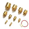 20pcs/Lot Round Cord End Caps 2 3 4 5 6 7 8 9 10mm Crimp End Stopper Cap Connector For Jewelry Making Bracelet Necklace