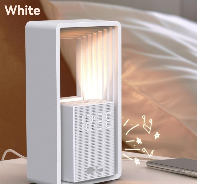 Analog Sunrise Wake-up Alarm Clock White Noise Sleep Sound Night Light High Value Bedside Table Lamp