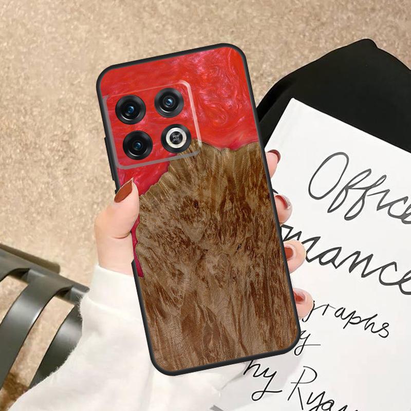 Защитный деревянный кейс из смолы для путешественников для OnePlus 15 15R 13 13R 13T 12 12R 11 10 Pro 8T 10T Nord 5 CE 2 3 4 Lite N20 N30 Чехол
