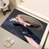 1pc Resident Evil Leon S. Kennedy Print Area Rug - Soft, Washable Non-Slip Indoor Mat, Living Room, Home Office Decorative Rug,Office Decorative